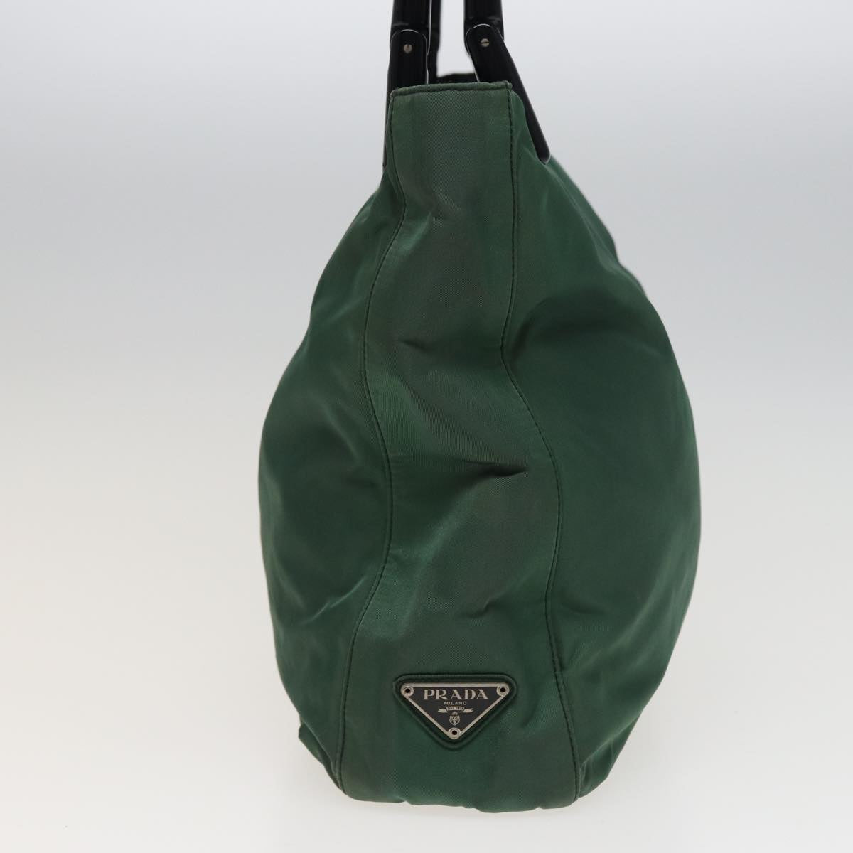 PRADA Hand Bag Nylon Green  79405