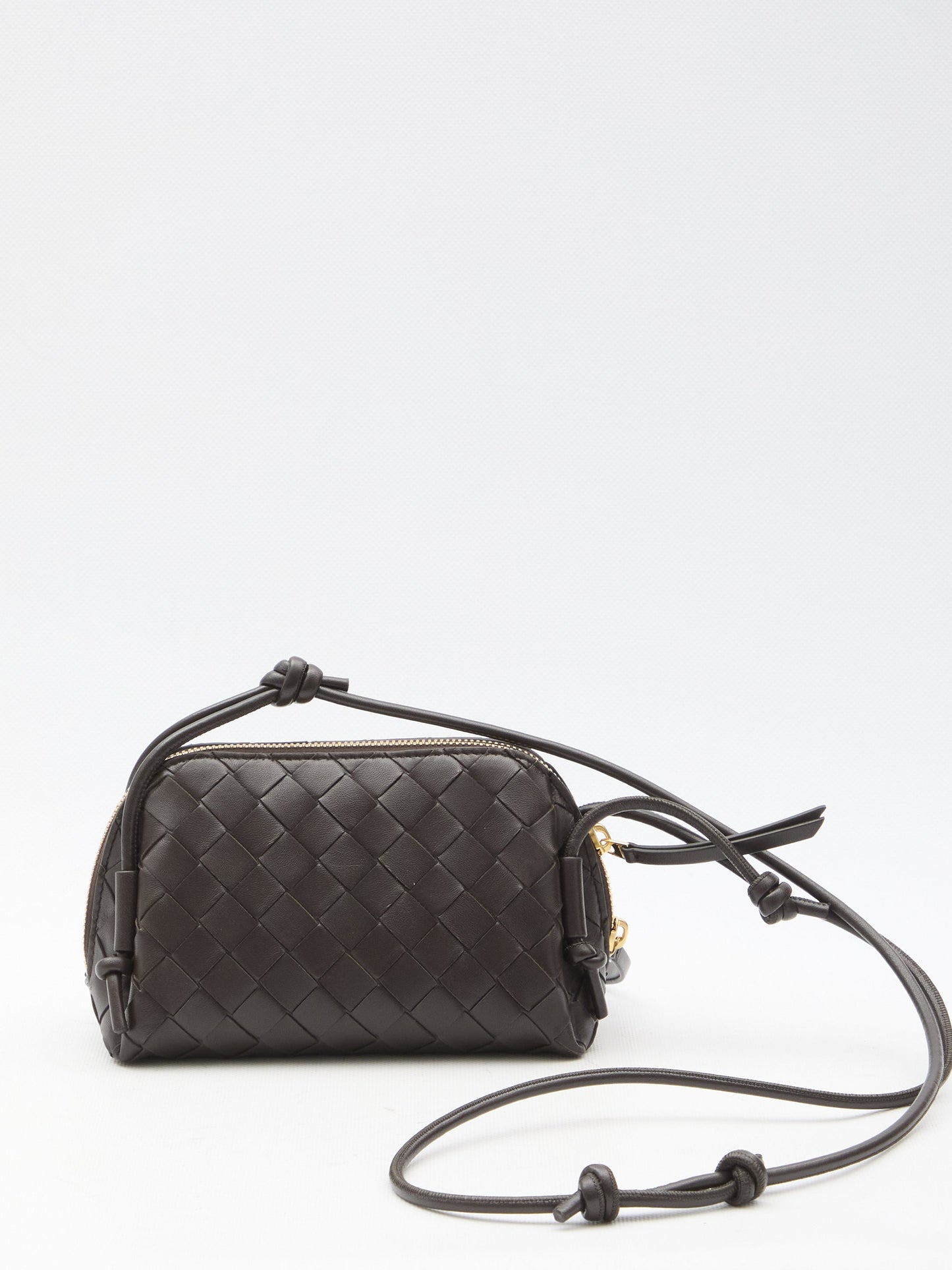 BOTTEGA VENETA Intrecciato Concert Mini Handbag 18x11x8cm