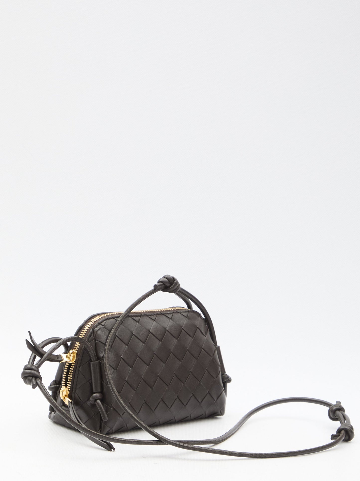 BOTTEGA VENETA Intrecciato Concert Mini Handbag 18x11x8cm