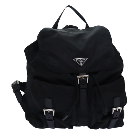 PRADA Backpack Nylon Black  79433A