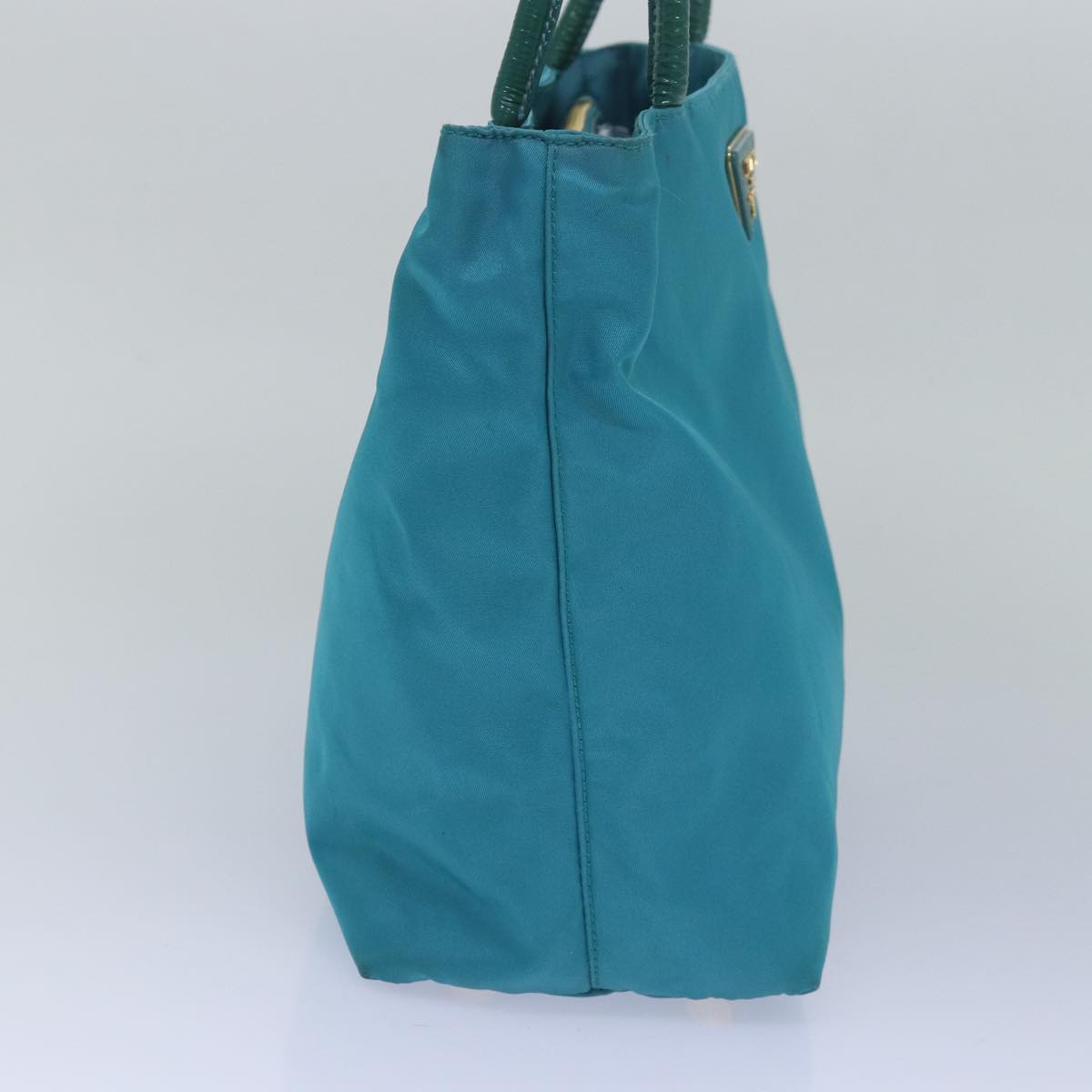 PRADA Hand Bag Nylon Blue  79518