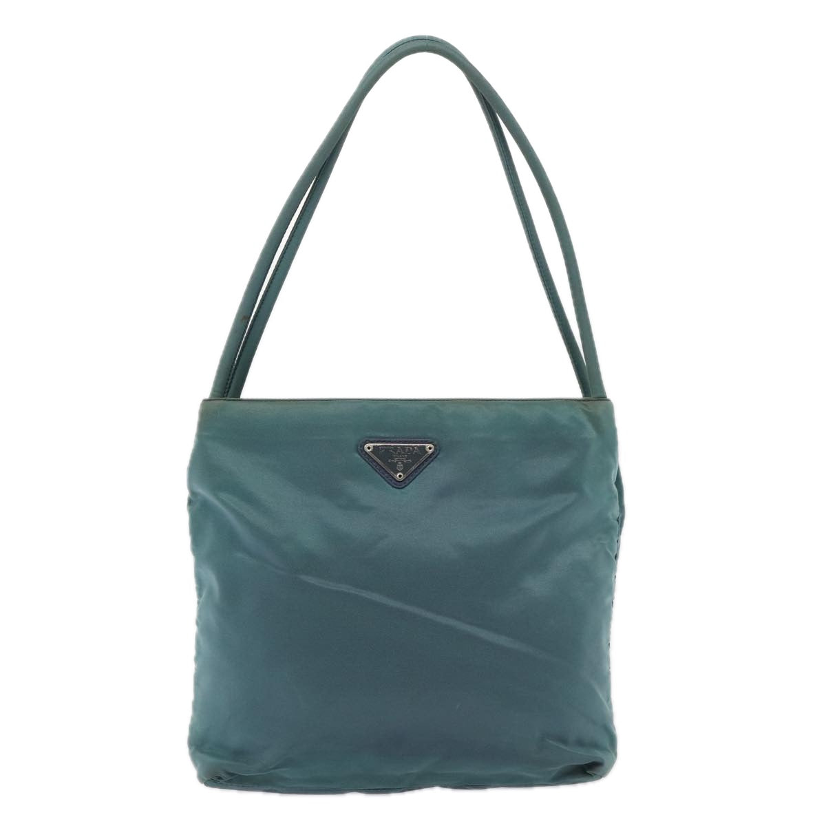 PRADA Hand Bag Nylon Blue  79519