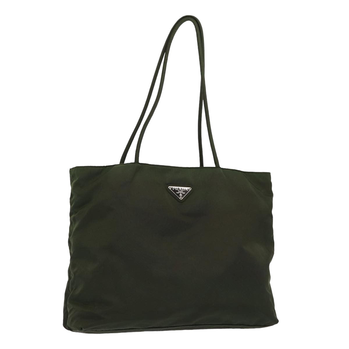 PRADA Tote Bag Nylon Khaki  79522