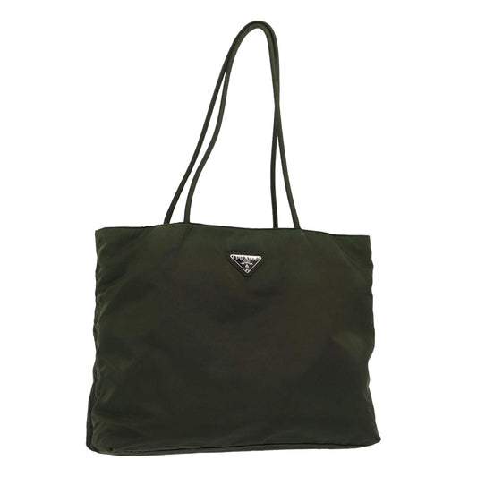 PRADA Tote Bag Nylon Khaki  79522