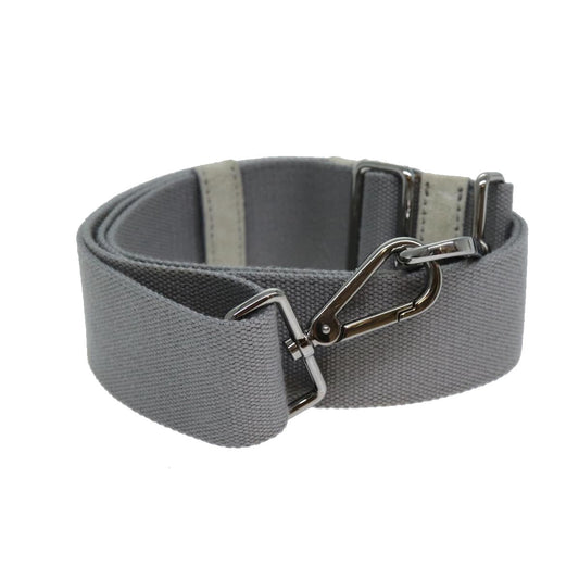 PRADA Adjustable Canapa Shoulder Strap Canvas 24.8""-44.1"" Gray  79526