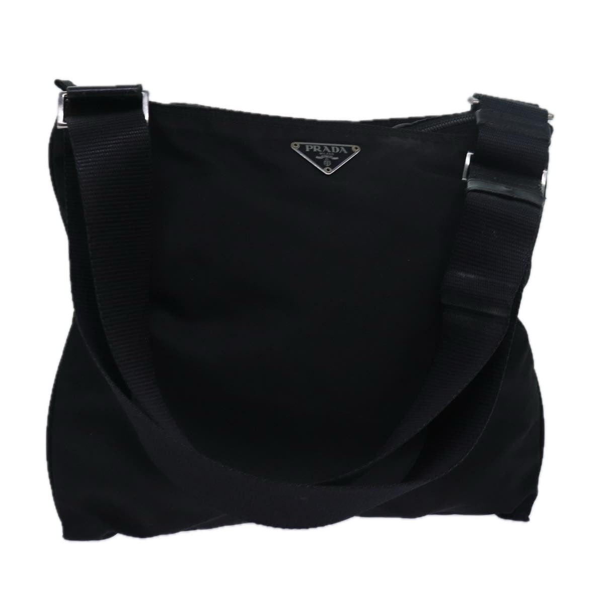 PRADA Shoulder Bag Nylon Black  79556