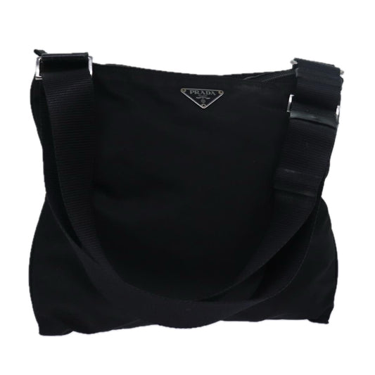 PRADA Shoulder Bag Nylon Black  79556
