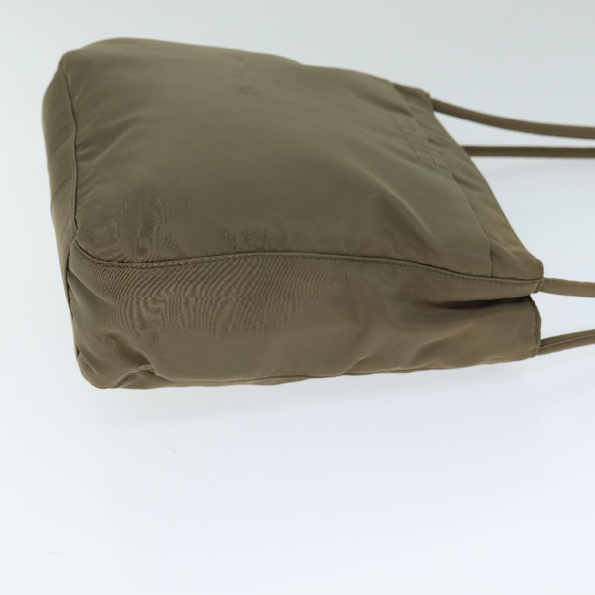 PRADA Hand Bag Nylon Brown  79619