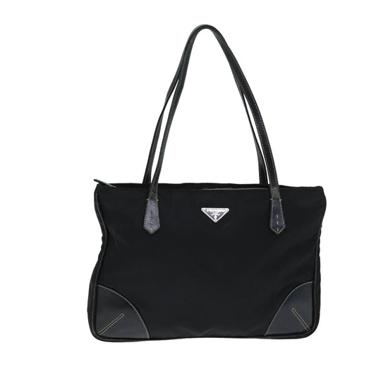 PRADA Tote Bag Nylon Black  79650