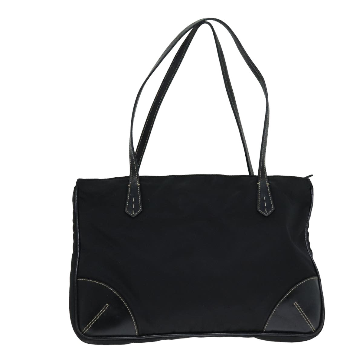 PRADA Tote Bag Nylon Black  79650
