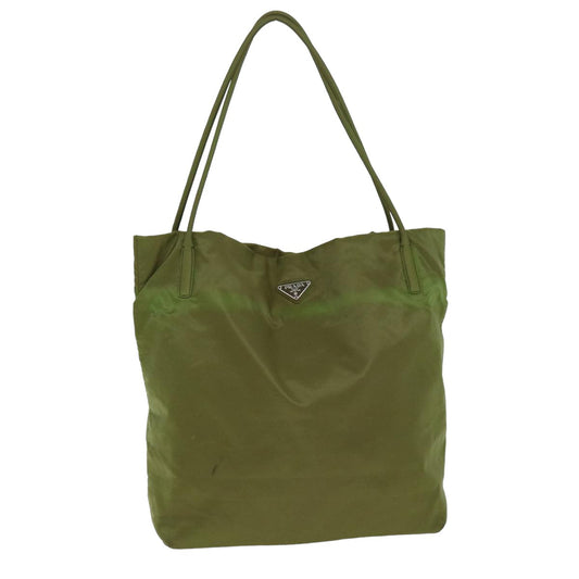 PRADA Tote Bag Nylon Khaki  79651