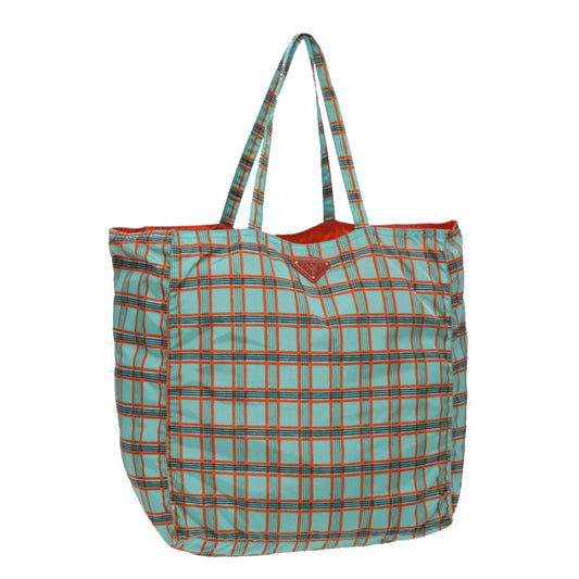 PRADA Tote Bag Nylon Blue  79658