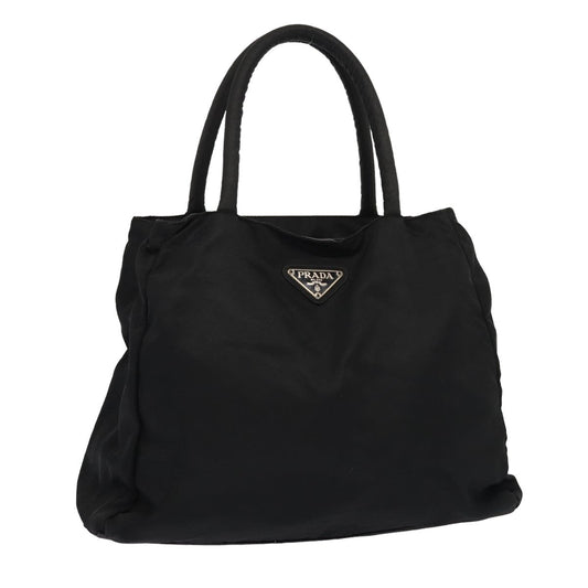 PRADA Hand Bag Nylon Black  79687