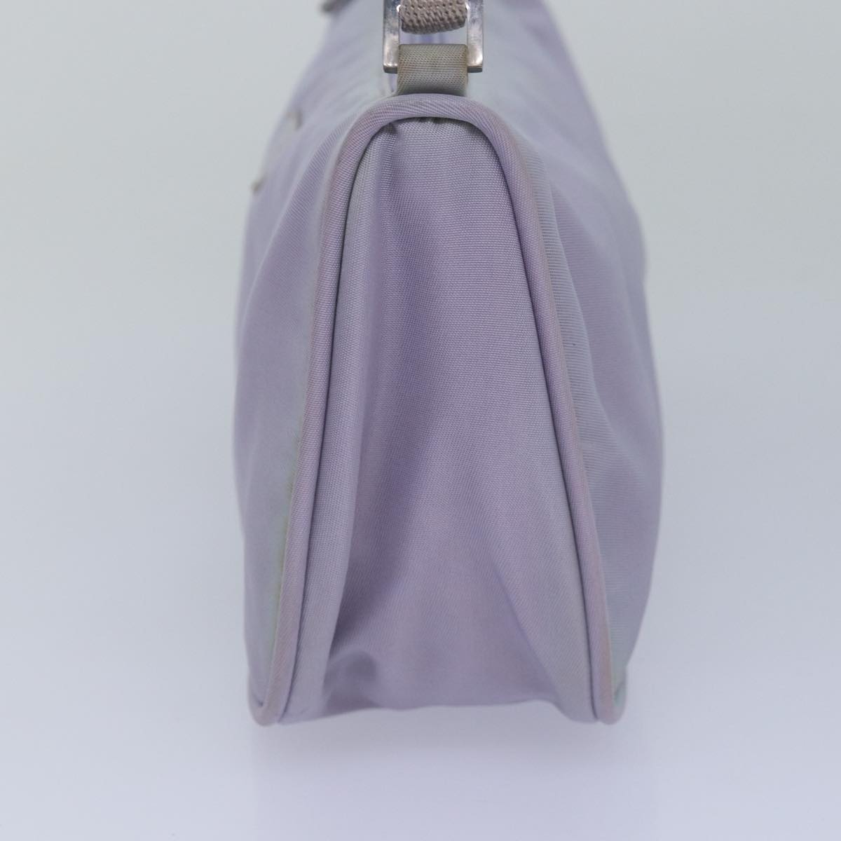 PRADA Accessory Pouch Nylon Purple  79688