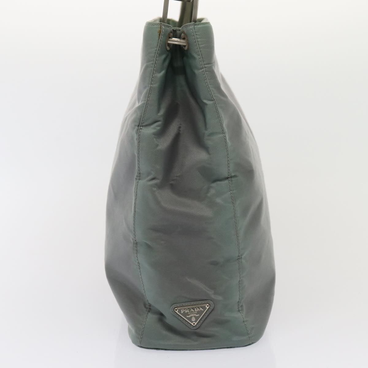 PRADA Shoulder Bag Nylon Gray  79761
