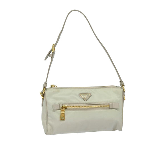 PRADA Shoulder Bag Nylon Gray  79819