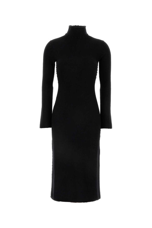 BOTTEGA VENETA Knit High Neck Mini Dress