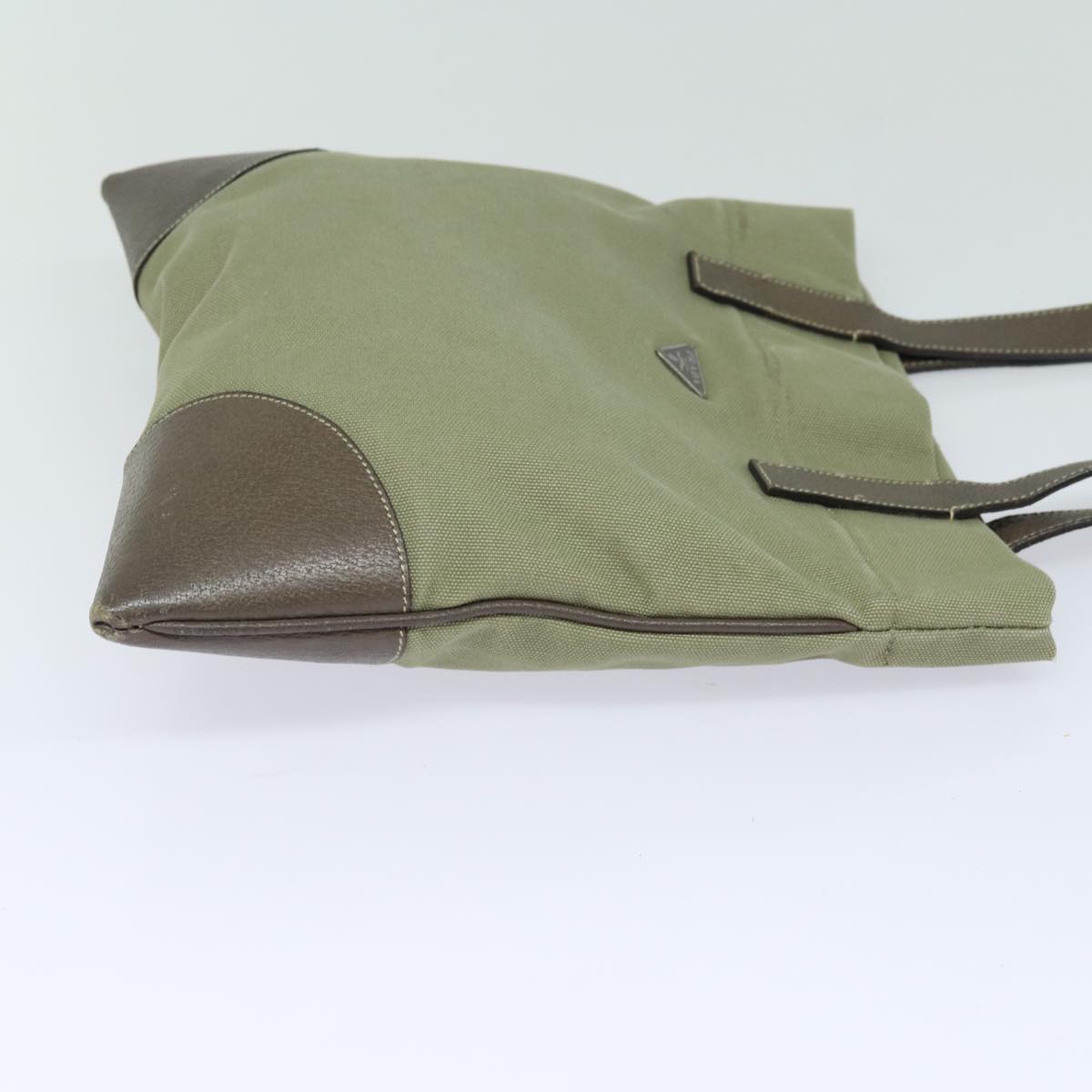 PRADA Tote Bag Canvas Khaki  79907