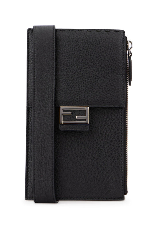 FENDI Men's Luxury Leather Briefcase