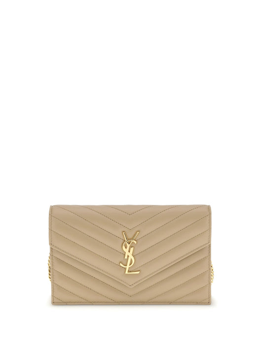 Saint Laurent Women Wallet With Shoulder Strap