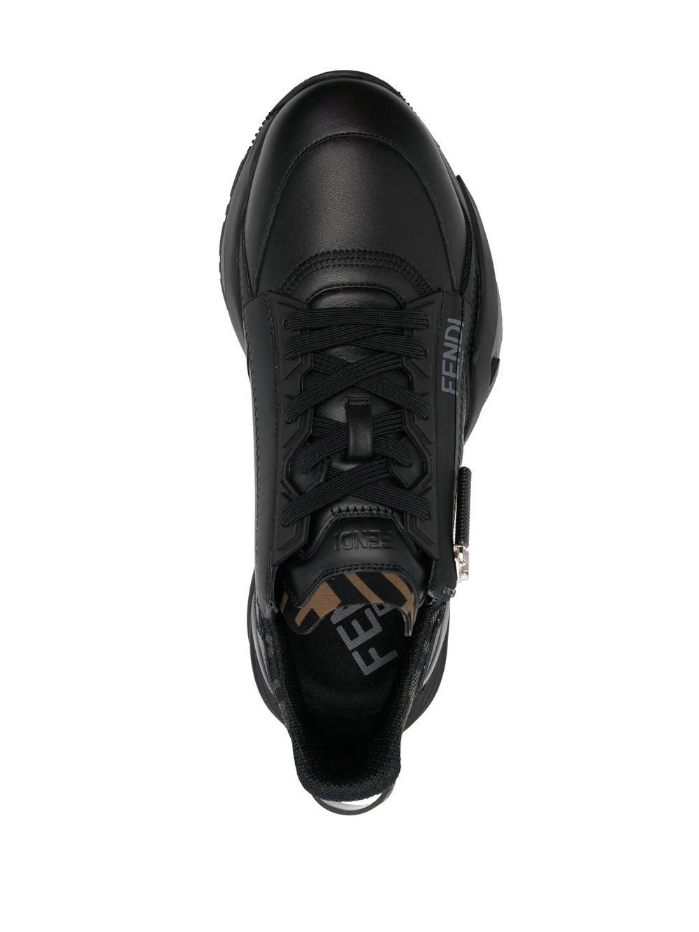 FENDI Leather Slip-On Trainer Sneakers for Men