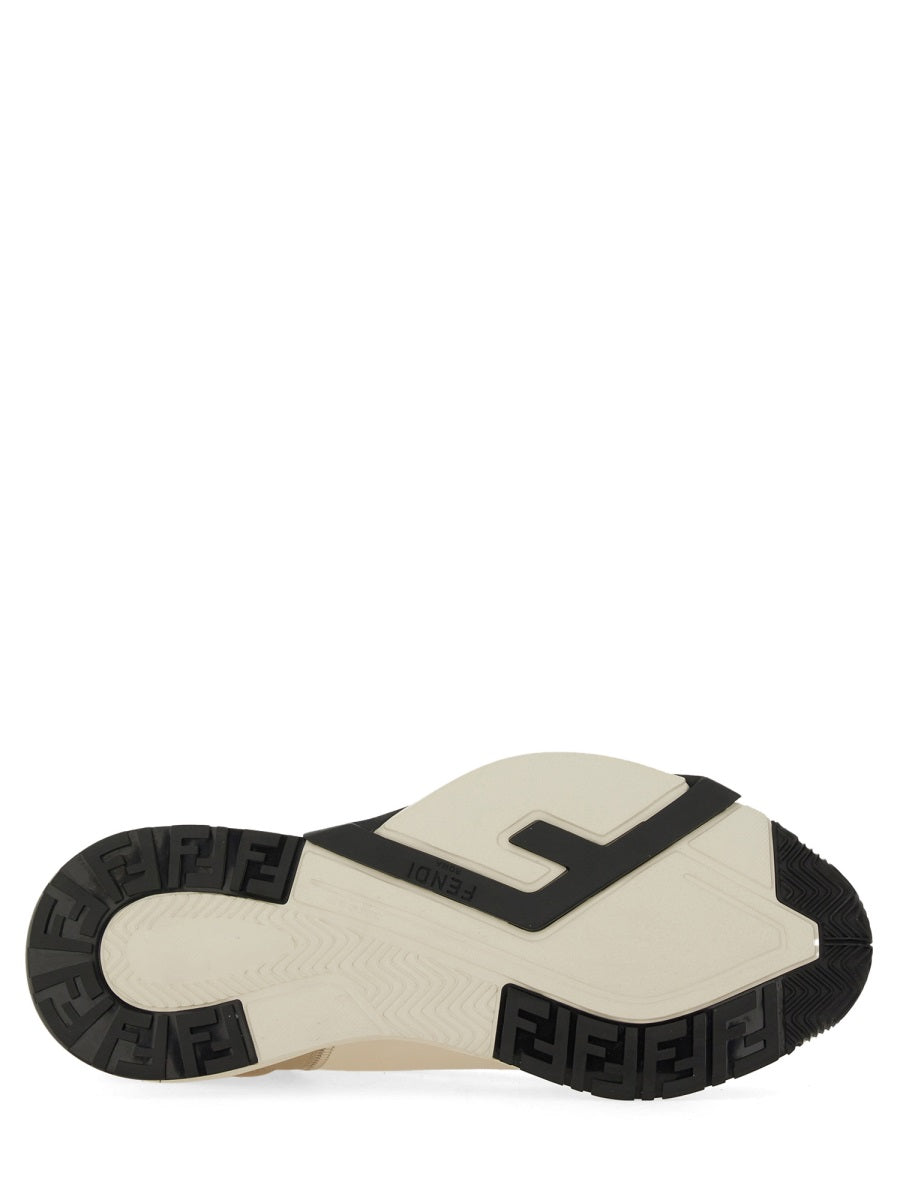 FENDI 100% Leather Stylish Sneakers for Men