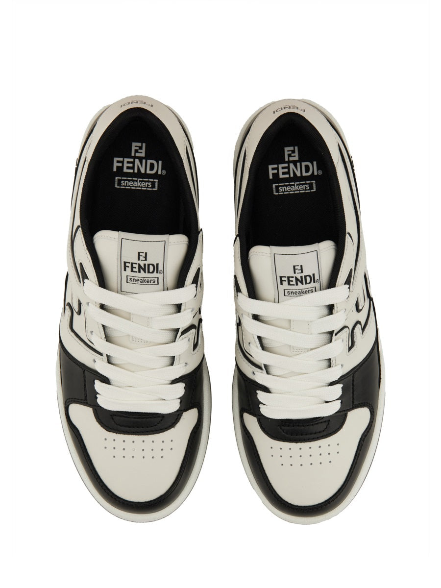 FENDI Men's Leather Match Sneakers