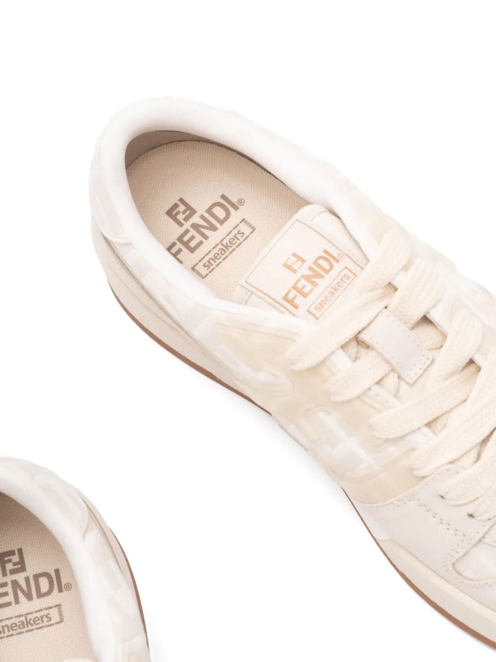 FENDI Men's Cross-Textured Sneakers