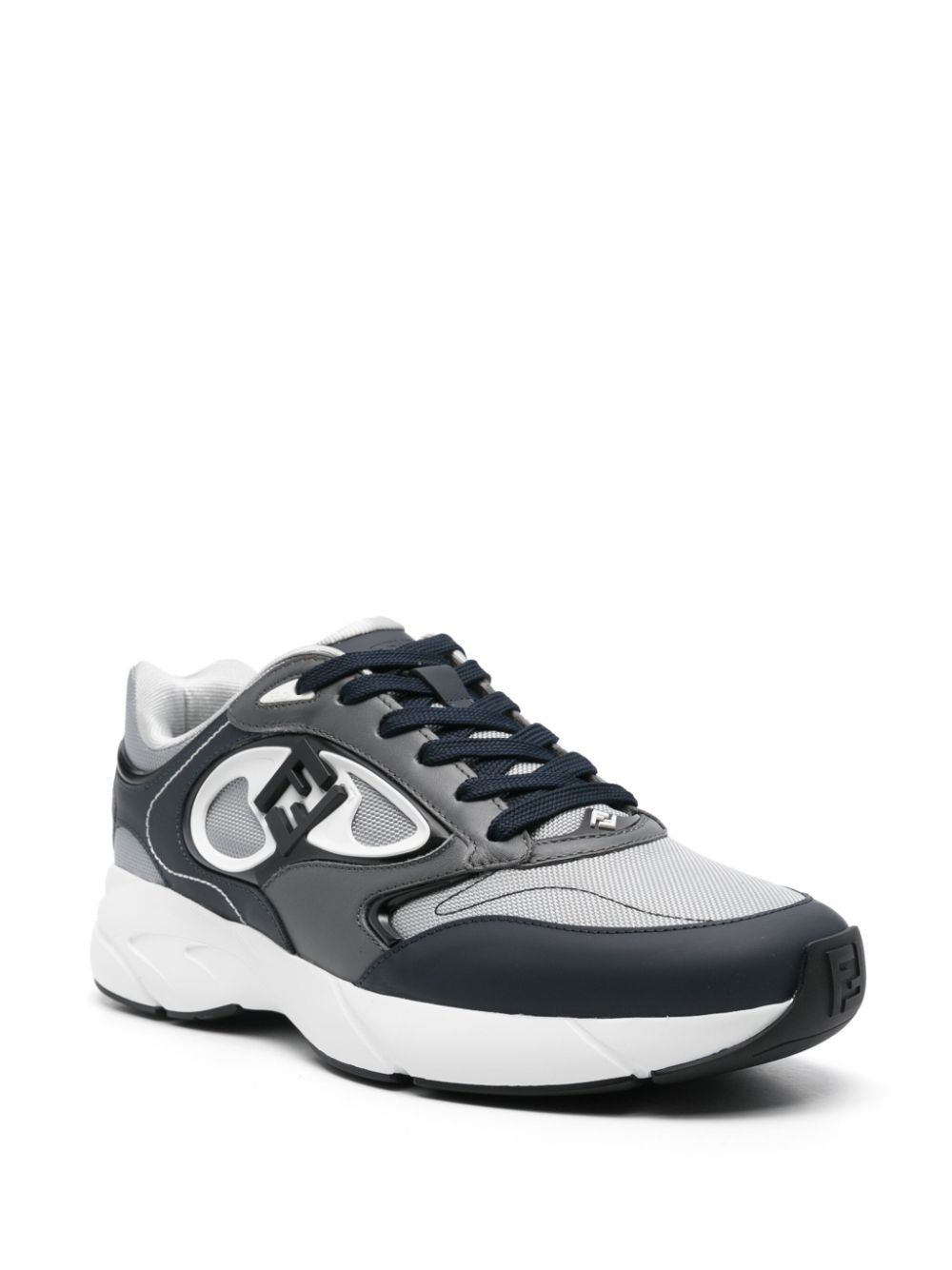 FENDI Forward Mesh and Leather Sneakers - SS25