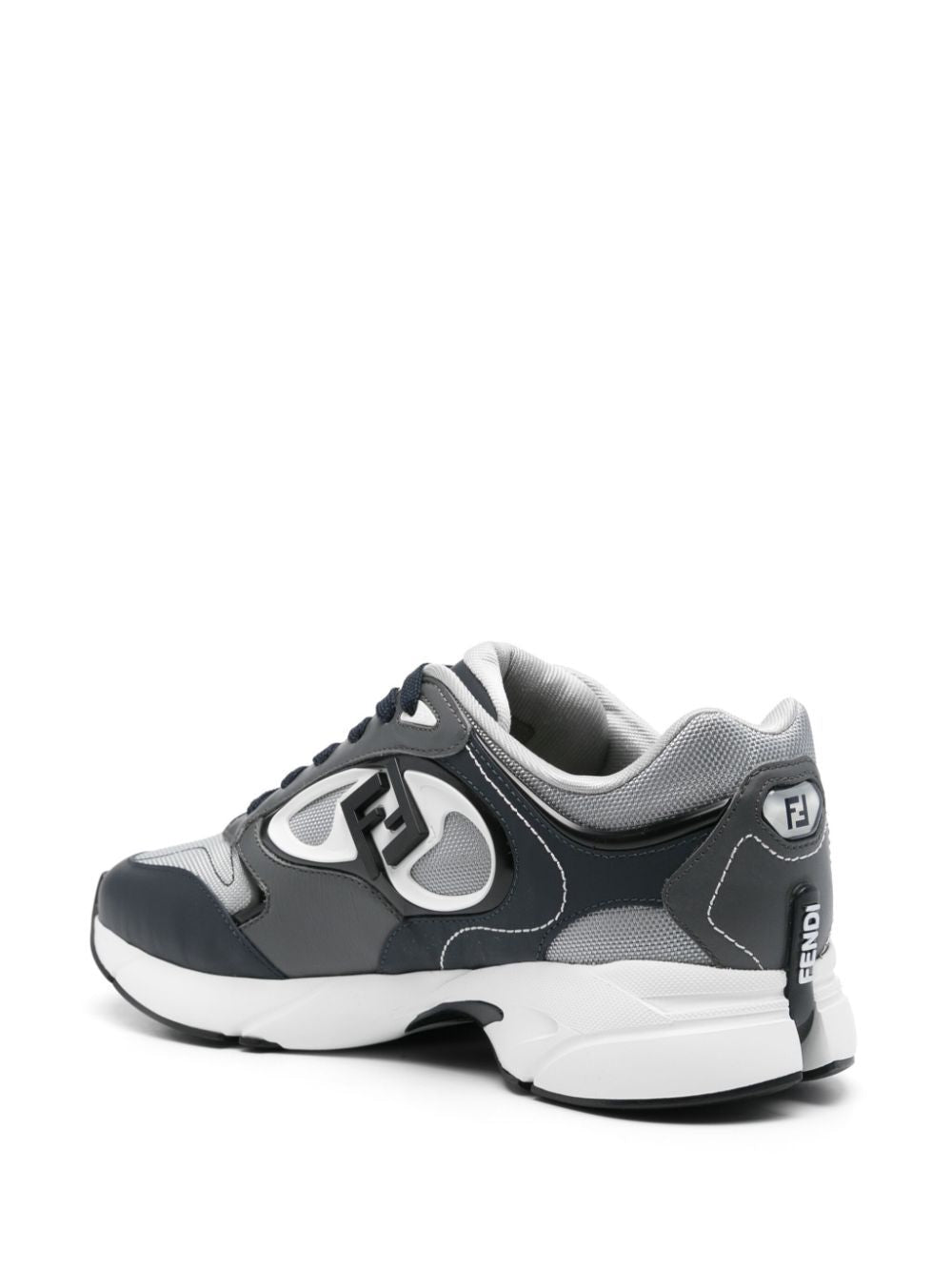 FENDI Forward Mesh and Leather Sneakers - SS25