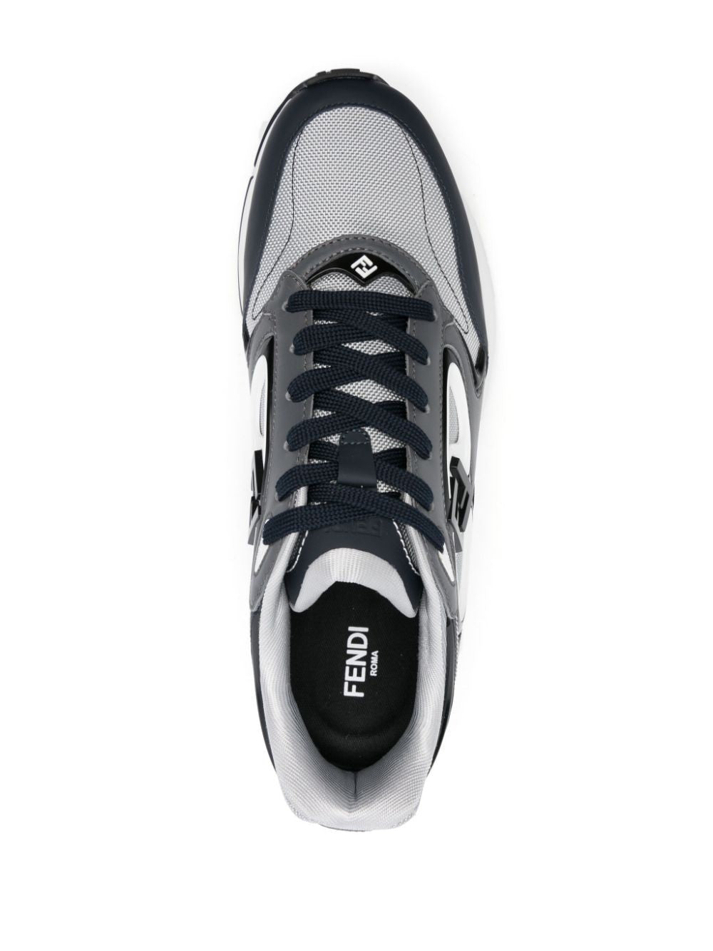FENDI Forward Mesh and Leather Sneakers - SS25