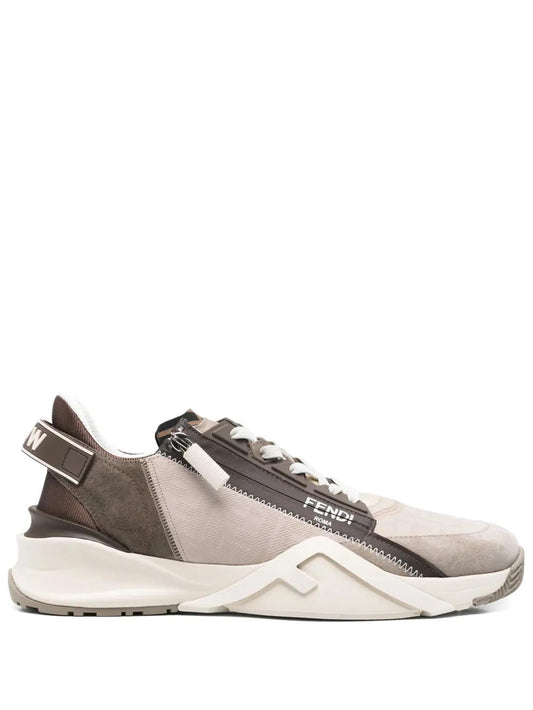 FENDI Low Top Nubuck Slip-On Sneakers