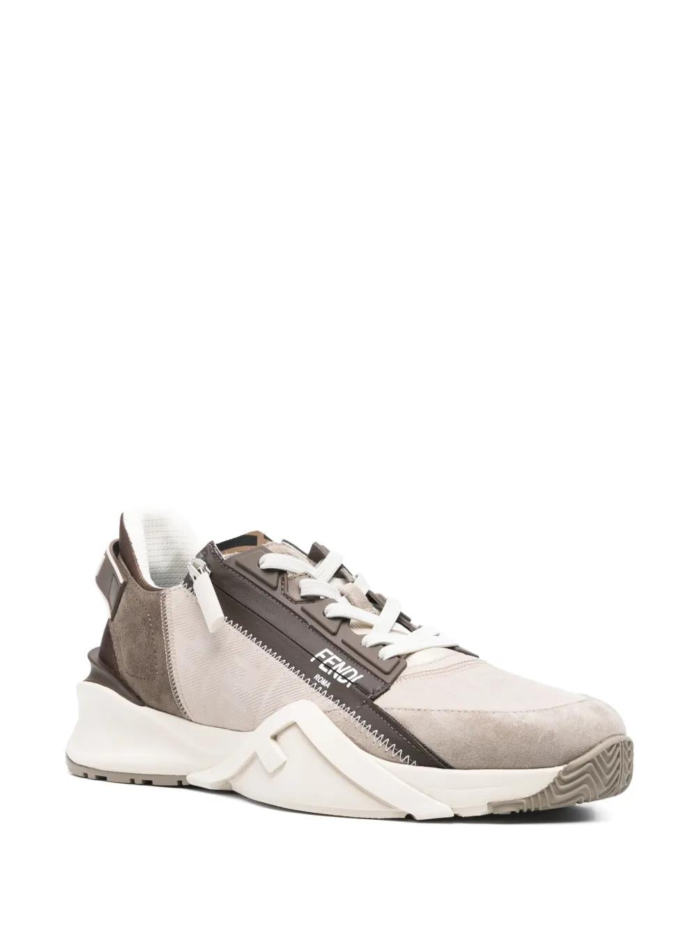FENDI Low Top Nubuck Slip-On Sneakers