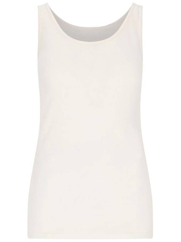 Saint Laurent Cotton Rib Sleeveless