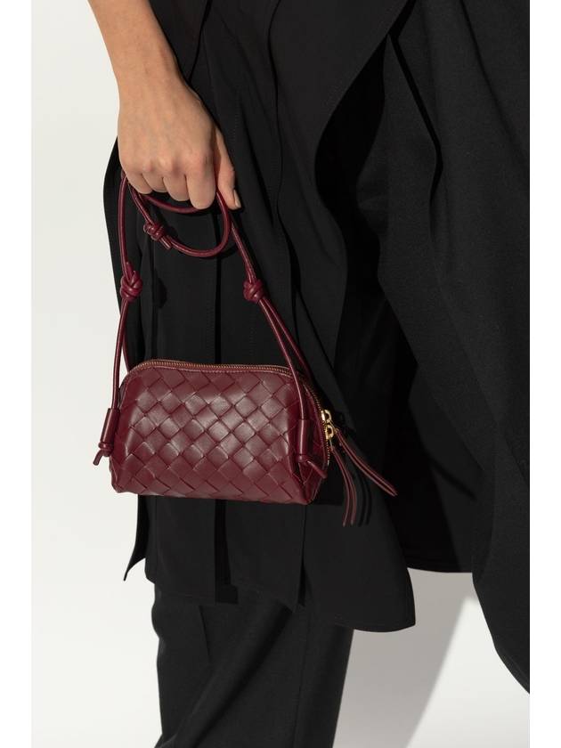 Bottega Veneta Bottega Veneta Leather Shoulder Bag, Women's, Burgundy