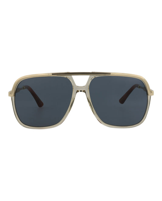 Aviator-Frame Acetate Sunglasses
