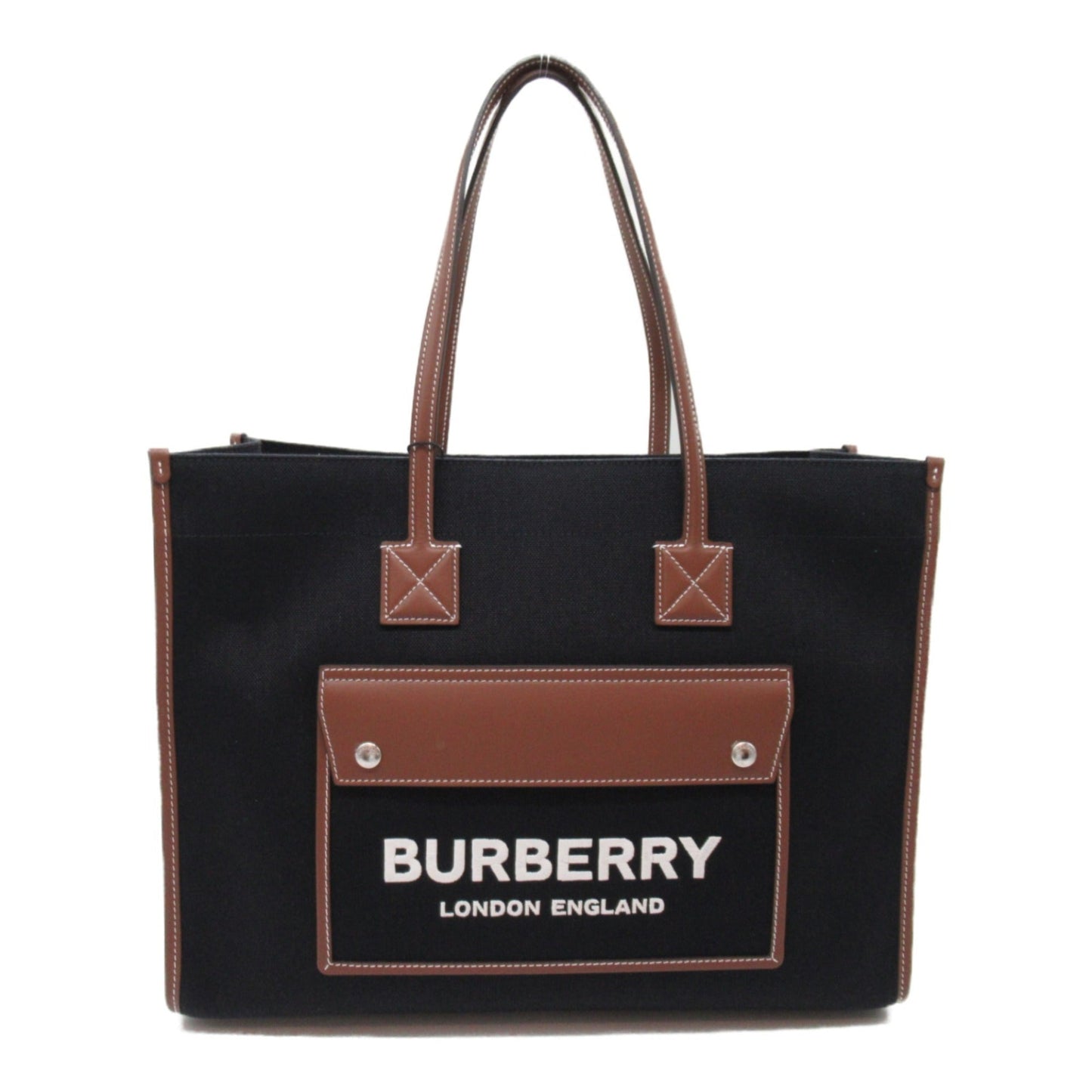 Burberry  Leather Tote Bag