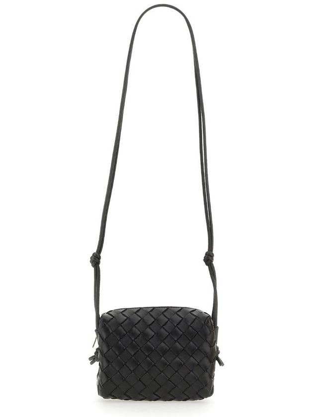 Bottega Veneta Loop Camera Mini Cross Bag Black