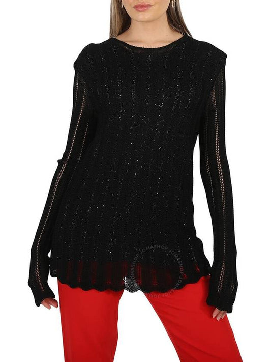 Saint Laurent Saint Laurent Ladies Multicolor Sequin-embellished Layered Jumper, Size Small
