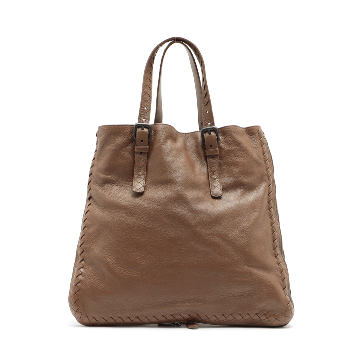 Bottega Veneta  Intercourse Leather Toilet Bag Brown