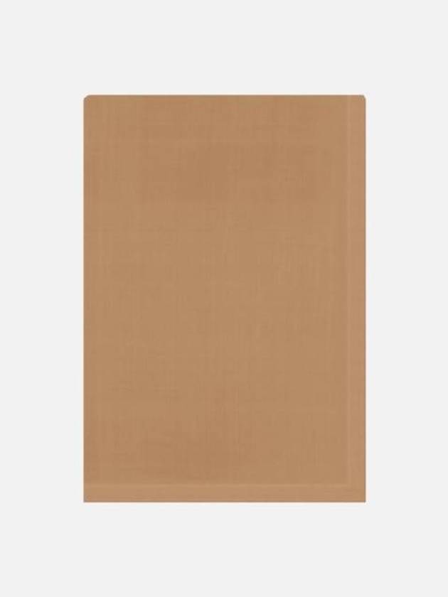 Saint Laurent Cassandre Square Silk Scarf Ochre