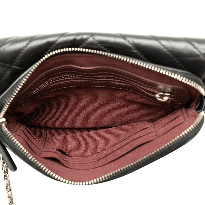 Chanel Chevron V-Stitch Lambskin Chain Shoulder Bag