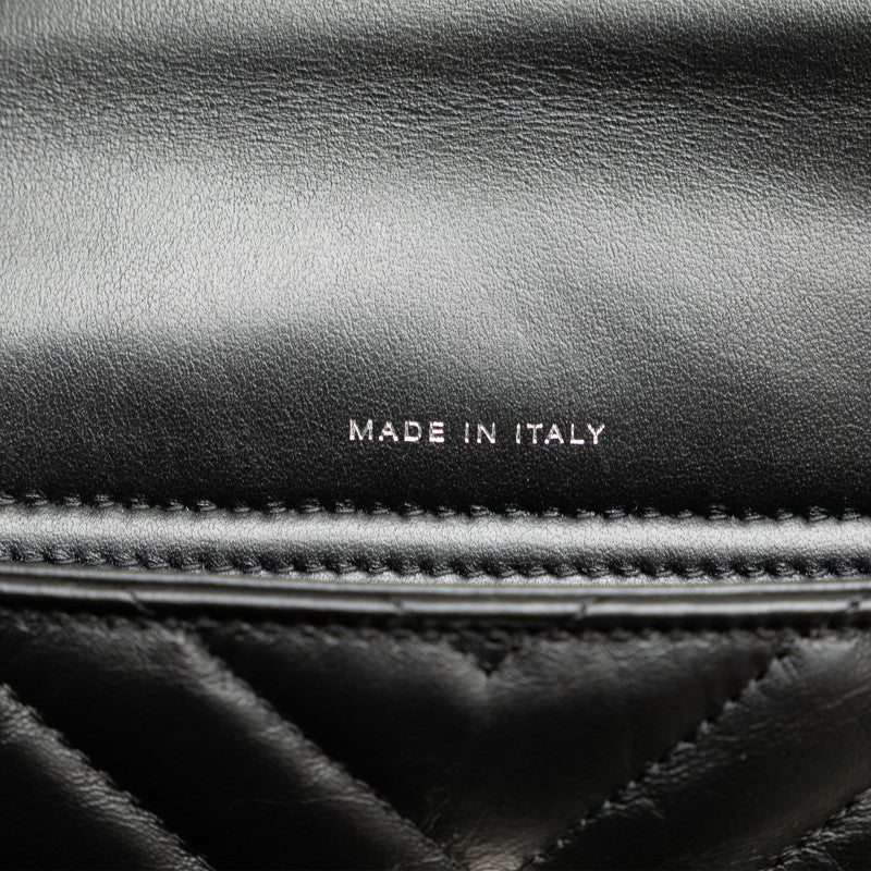 Chanel Chevron V-Stitch Lambskin Chain Shoulder Bag