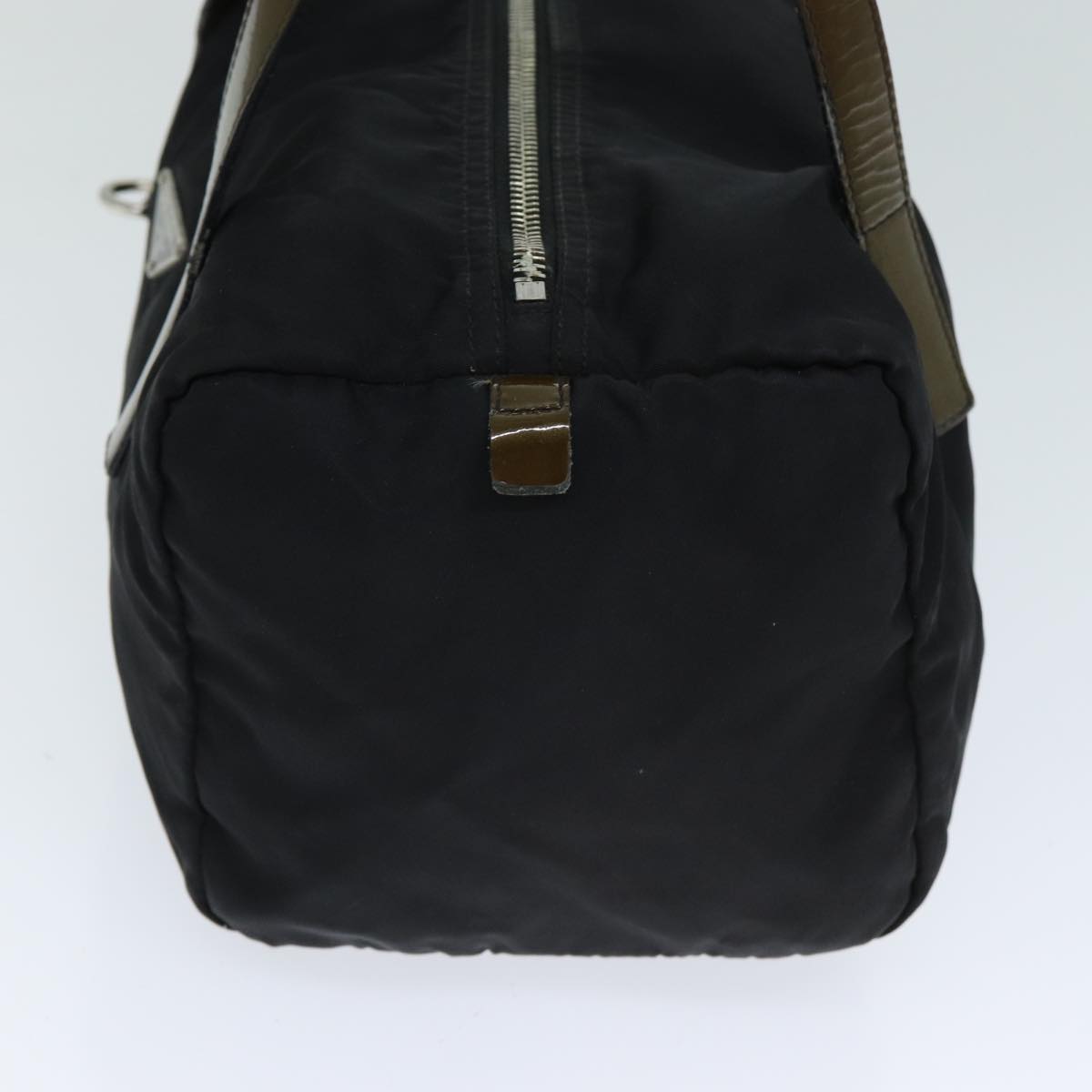 PRADA Nylon Hand Bag Black  80095