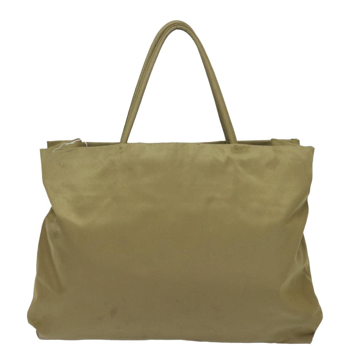 PRADA Nylon Hand Bag Khaki  80103