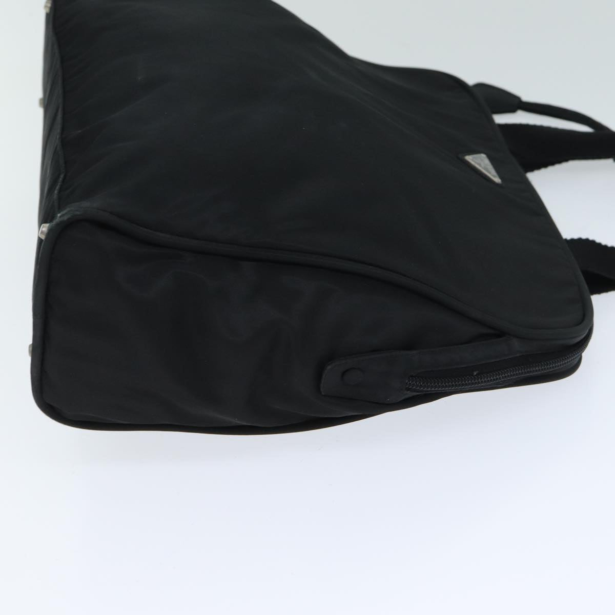 PRADA Nylon Hand Bag Black  80106