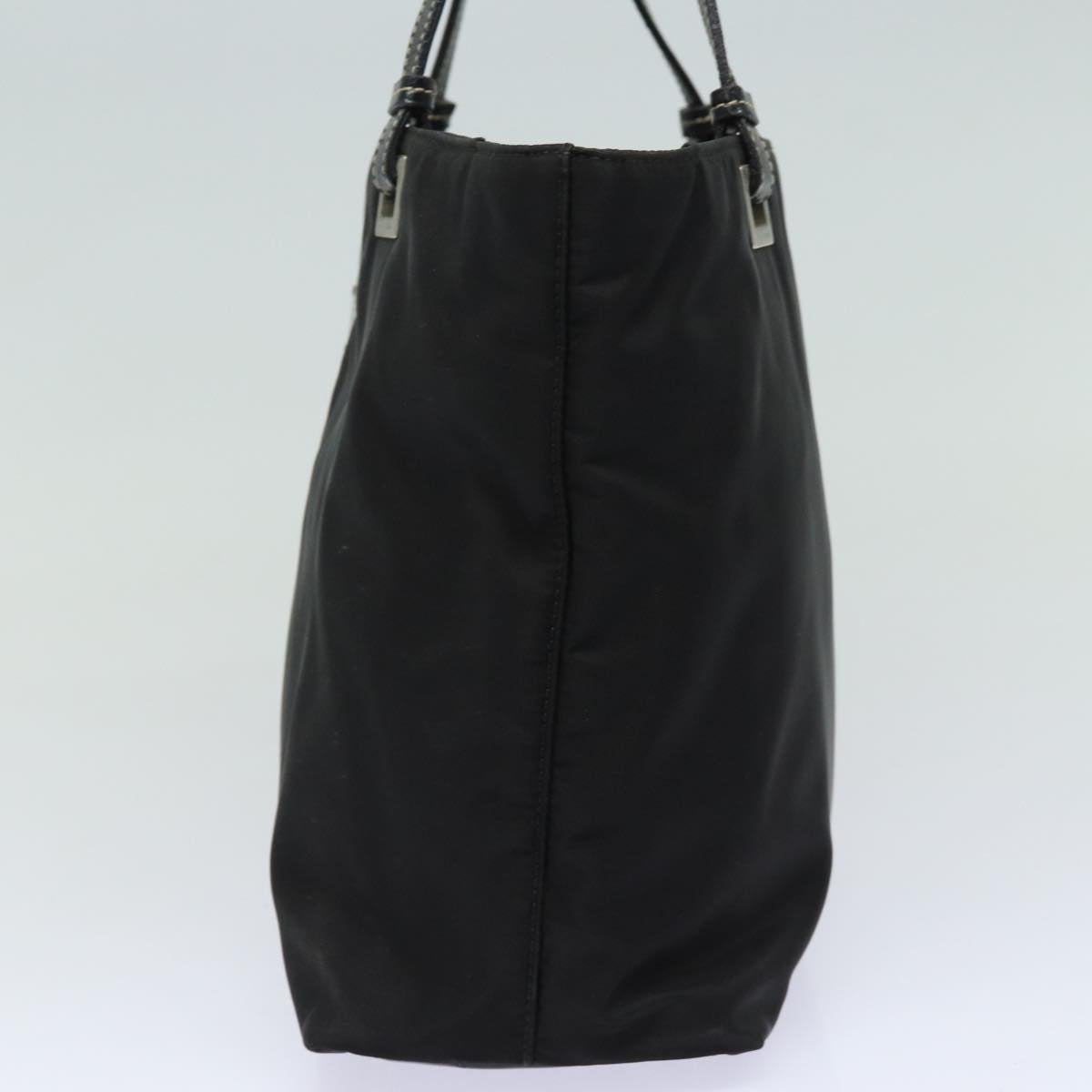PRADA Nylon Hand Bag Black  80108
