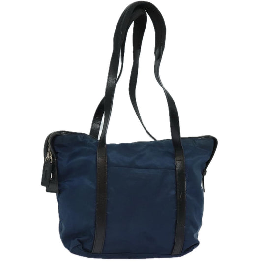 PRADA Nylon Shoulder Bag Blue  80109