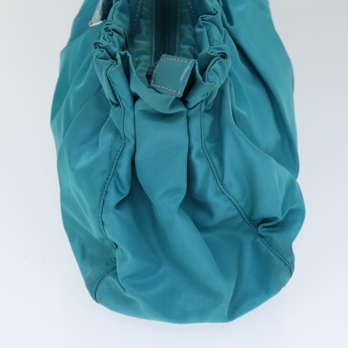 PRADA Nylon 2 Way Hand Bag Turquoise Blue  80110