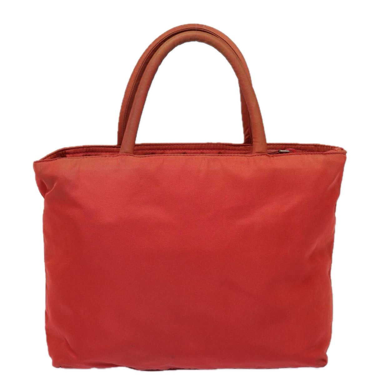PRADA Nylon Hand Bag Red  80112